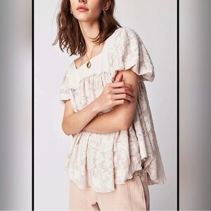 Free People Sunrise to Sunset Top – Champagne Dream